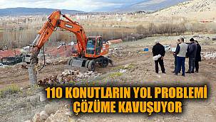 110 Konutların yol problemi çözüme kavuşuyor