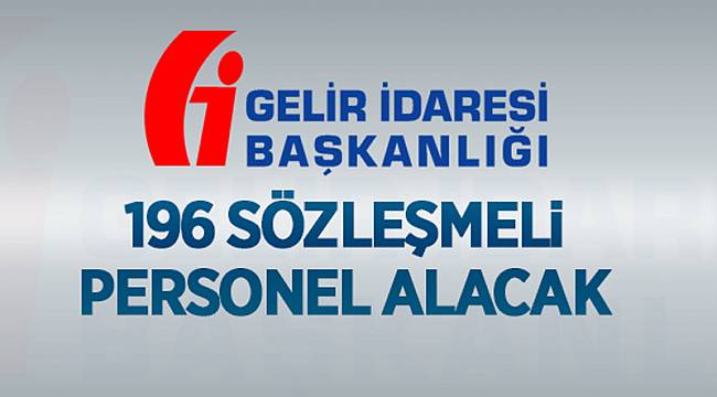 196 SÖZLEŞMELİ PERSONEL ALINACAK