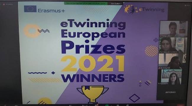 2021 eTwinning’de, Apaydın Avrupa 1.si oldu