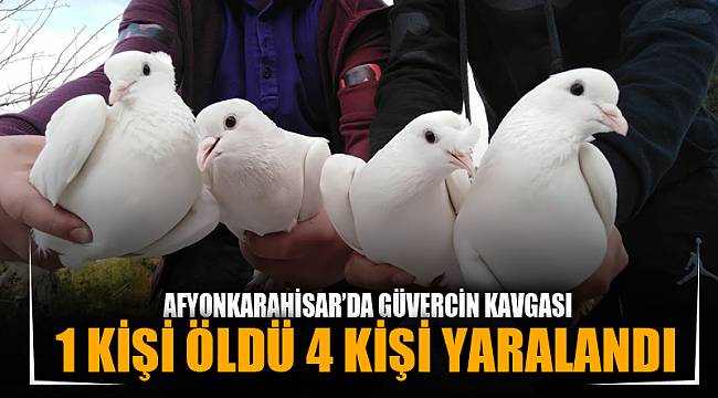 Afyonkarahisar'da "güvercin" kavgası: 1 ölü, 4 yaralı 