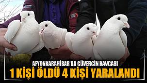 Afyonkarahisar'da "güvercin" kavgası: 1 ölü, 4 yaralı 