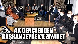 AK GENÇLER BAŞKAN ZEYBEK’İ ZİYARET ETTİ 