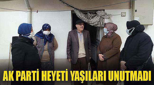 AK PARTİ HEYETİ YAŞILARI UNUTMADI