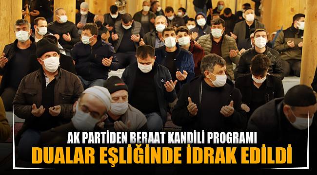 AK Partiden Beraat Kandili programı