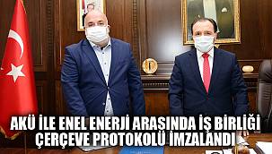 AKÜ ile ENEL Enerji Arasında İş Birliği Çerçeve Protokolü İmzalandı