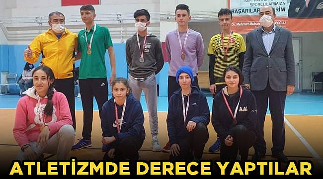 ATLETİZMDE DERECE YAPTILAR