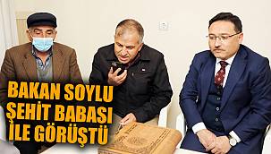 Bakan Soylu şehit babası ile telefonda görüştü 