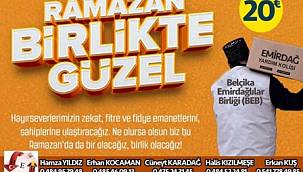 Belçika Emirdağlılar Birliği yardımlarına devam edecek