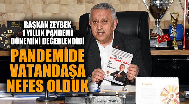 Belediyeden 1 yıllık pandemi döneminde yapılan destekler