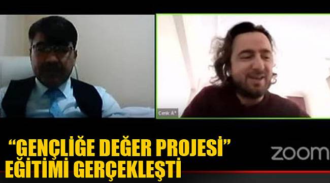  “Gençliğe Değer projesi” eğitimi gerçekleşti