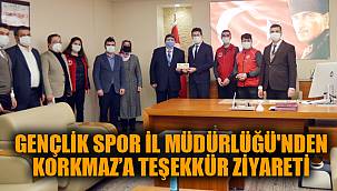GENÇLİK SPOR İL MÜDÜRLÜĞÜ'NDEN TEŞEKKÜR MEKTUBU