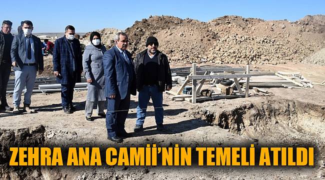 İSCEHİSAR’DA ZEHRA ANA CAMİİ’NİN TEMELİ ATILDI