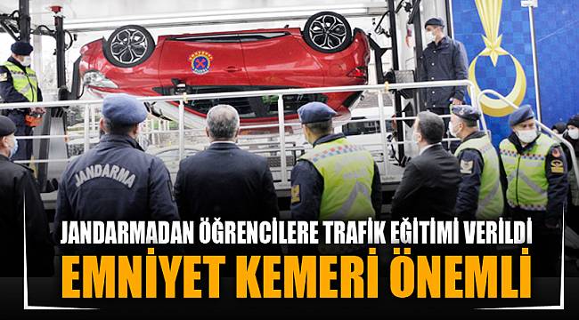 Jandarma öğrencilere Trafik eğitimi verdi