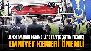 Jandarma öğrencilere Trafik eğitimi verdi