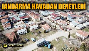 Jandarma ve polisten havadan kısıtlama denetimi 