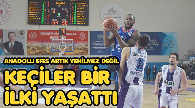 KEÇİLER BİR İLKİ YAŞATTI