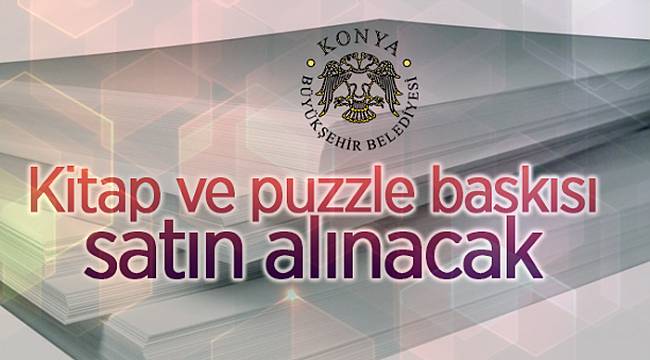 KİTAP VE PUZZLE BASKISI SATIN ALINACAK