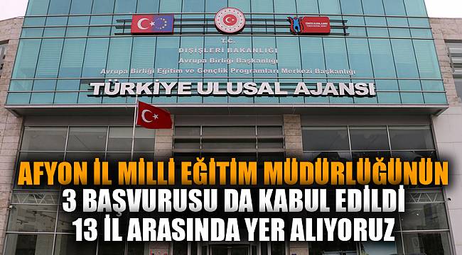 Milli Eğitim'in 3 başvurusu kabul edildi