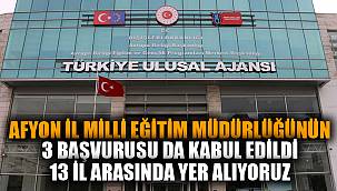 Milli Eğitim'in 3 başvurusu kabul edildi