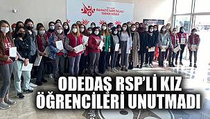 ODEDAŞ RSP’li kız öğrencileri unutmadı