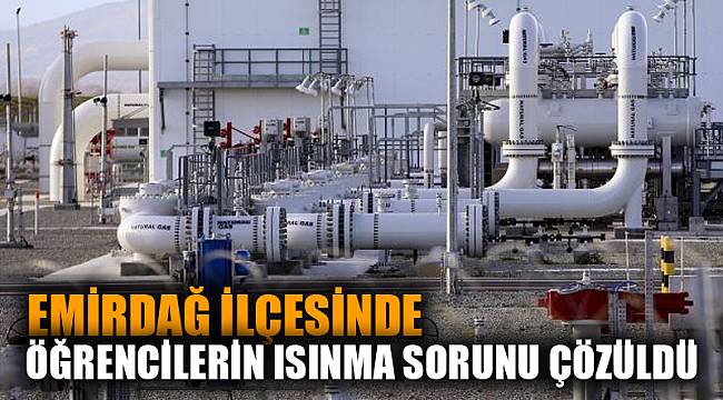 Öğrencilerin ısınma sorunu doğalgazla çözüldü
