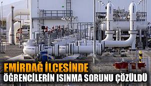 Öğrencilerin ısınma sorunu doğalgazla çözüldü 