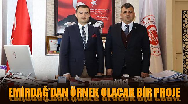 ÖRNEK OLACAK BİR PROJE İÇİN KOLLARI SIVADILAR