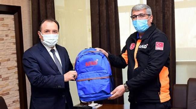 Rektör Karakaş AFAD İl Müdürü Buldan’ı Kabul Etti