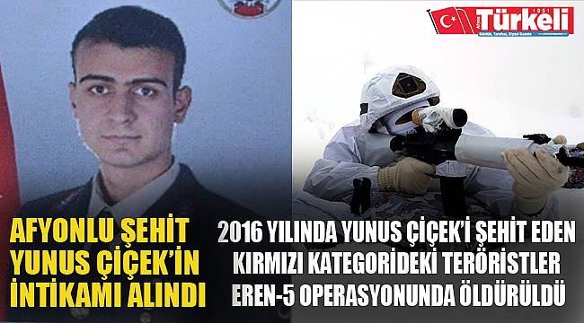 Şehidimizin kanı yerde kalmadı