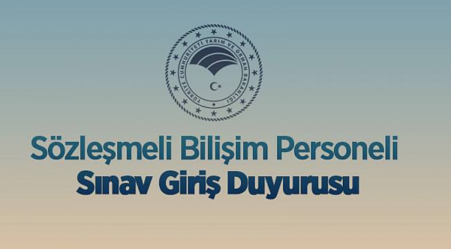SÖZLEŞMELİ BİLİŞİM PERSONELİ ALINACAK