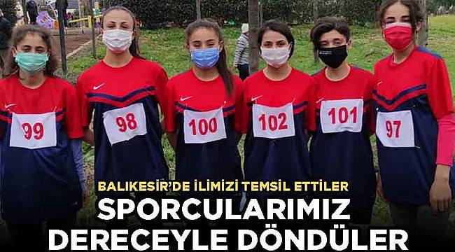 Sporcularımız dereceyle döndü