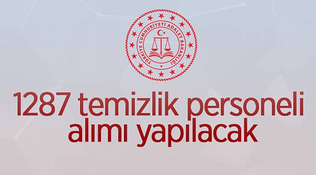 TEMİZLİK PERSONELİ ALINACAK