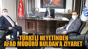 Türkeli heyetinden AFAD Müdürü Buldan’a ziyaret 