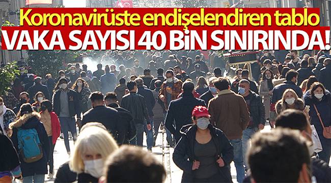 Türkiye'de son 24 saatte 39.302 koronavirüs vakası tespit edildi