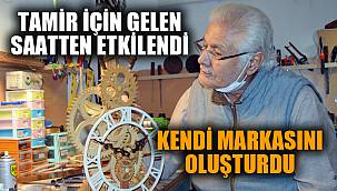 Ürettiği saatlere kendi adını verdi
