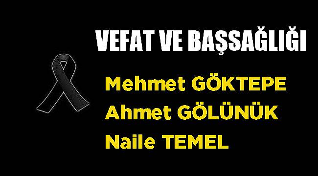 VEFAT & BAŞSAĞLIĞI