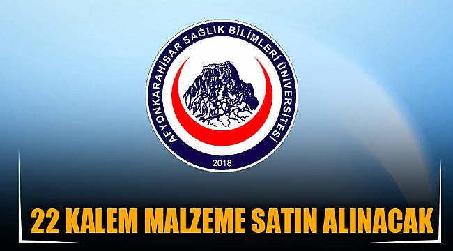 22 KALEM MALZEME SATIN ALINACAK