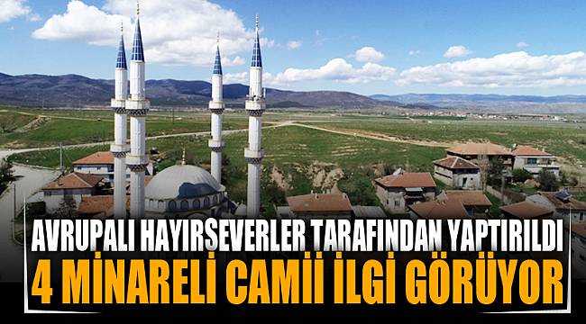 4 MİNARELİ KIZILCA CAMİİ’YE İLGİ YOĞUN