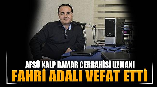 42 Yaşındaki Uzman Doktor Vefat Etti