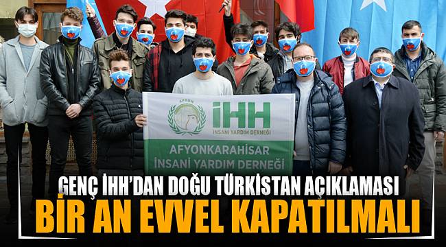 Afyonkarahisar Genç İHH'dan "Doğu Türkistan" açıklaması