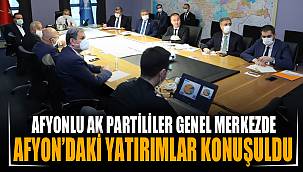 AK Parti Afyonkarahisar heyeti Ankara’ya çıkartma yaptı 