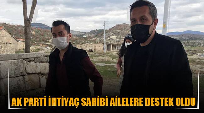 AK Parti ihtiyaç sahibi ailelere destek oldu