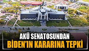 AKÜ Senatosundan, ABD Başkanı Biden’in Kararına Tepki