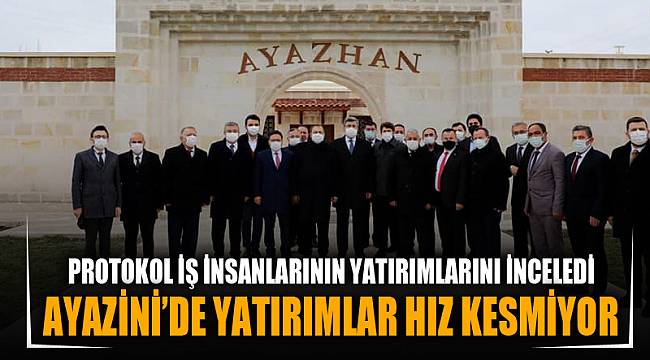 AYAZİNİ’DE YATIRIMLAR HIZ KESMİYOR