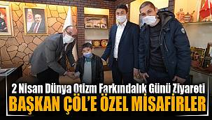 Başkan Çöl’ü özel misafirler ziyaret etti
