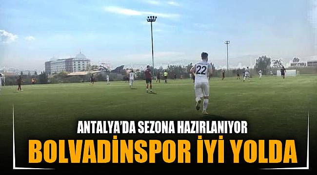 BOLVADİNSPOR İYİ YOLDA