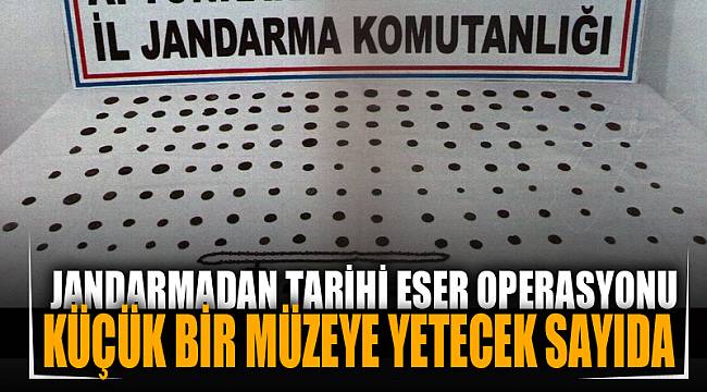 Çok sayıda tarihi eser ele geçirildi