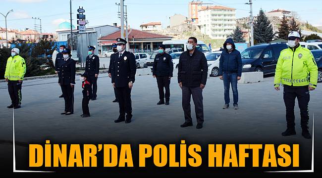 Dinar'da Polis Haftası kutlandı