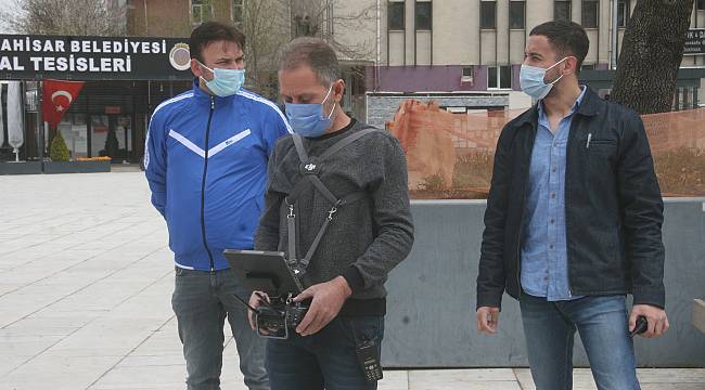 DRONE’LER HAVADAN VE KARADAN DENETİM YAPTI