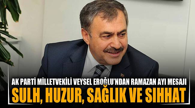 Eroğlu'ndan anlamlı mesaj